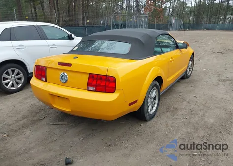 2007 Ford Mustang V6 Deluxe/V6 Premium из США, поврежденный, VIN 1ZVFT84N175345621
